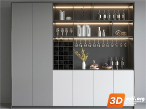 Wine cabinet Skp Files